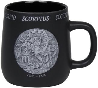 KÖNITZ Becher STERNZEICHEN - Scorpion - 395 ml aus Bone China Porzellan / Fassbecher