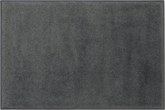 my home Fußmatte Lavea, rechteckig, Höhe: 9 mm, Schmutzfangmatte, Uni-Farben, In- und Outdoor-Teppich, waschbar