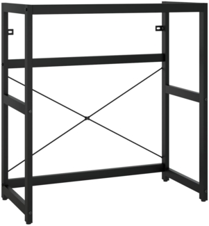 vidaXL Badezimmer Waschtischgestell Schwarz 79x38x83 cm Eisen 338501