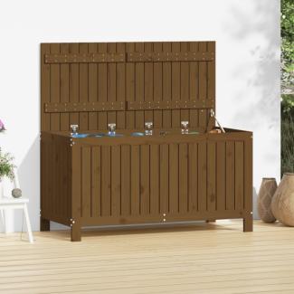 vidaXL Gartentruhe Honigbraun 121x55x64 cm Massivholz Kiefer 823846