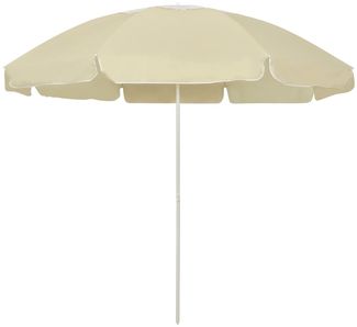 vidaXL Strandschirm Sandgelb 240 cm 314711