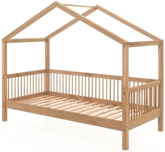 Hausbett Forrest 207,5 x 97,5 x 170 cm Eiche Natur