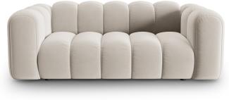 Micadoni Sofa Lupine 2-Sitzer Samtstoff Beige