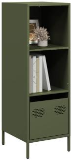 vidaXL Highboard Olivgrün 35x39x103,5 cm Stahl 851380