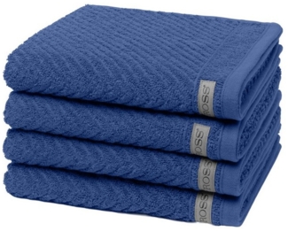 Ross Smart 4 tlg. Frottier-Set - 4 X Handtuch (50 X 100cm) - 520 g/m2 - Royalblau