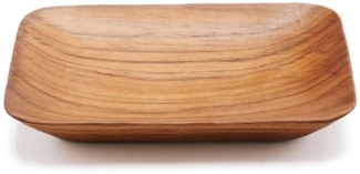 Der Teak Root Seitlicher Teller - Natürlich - 13x9x2cm