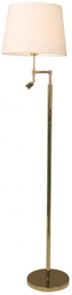 By Rydéns 1988780-6509 Stehleuchte Orlando H 157 cm messing weiß