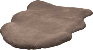 Padiro Fellteppich Rabbit Light Sheepskin 825, fellförmig, Höhe: 23 mm, weiches Fellteppich-Imitat, Schlafzimmer, Kinderzimmer