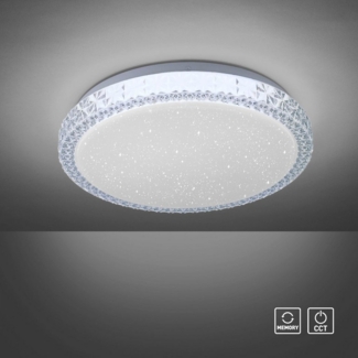 LED Deckenleuchte Frida Ø 30cm CCT Transparent