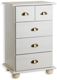 IDIMEX Kommode COLMAR, Kommode COLMAR, Schubladenschrank Apothekerschrank mit 4 Schubladen