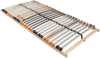 Lattenrost 100x200  7 Zonen Federholzrahmen aus Buche  einstellbare Härte  stabiler Lattenrahmen  ergonomisch & atmungsaktiv  selbstmontage