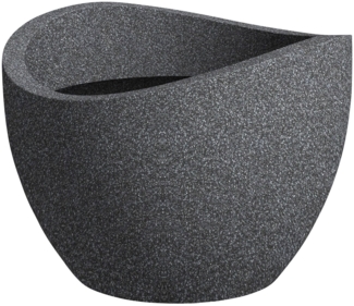 Scheurich Übertopf Wave Globe Serie 250 schwarz granit Ø 50 cm