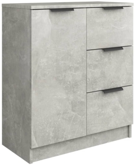Sideboard Betongrau 60 x 30 x 70 cm Holzwerkstoff [811083]
