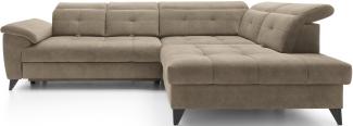 Inferne, Ecksofa, Eckcouch, Dunkelbeige