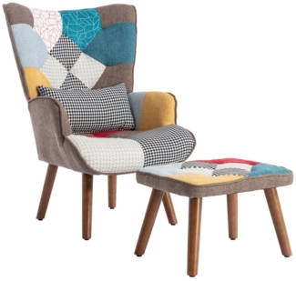 HAUSS SPOLE Loungesessel Freizeitstuhl mit Fußstütze, Rückenlehne und Kissen für Wohnzimmer (2-St), mit Relaxfunktion