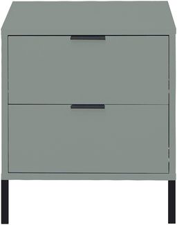 Nachtkommode >Bonnie< in pine green matt lack - 51x60x45cm (BxHxT)