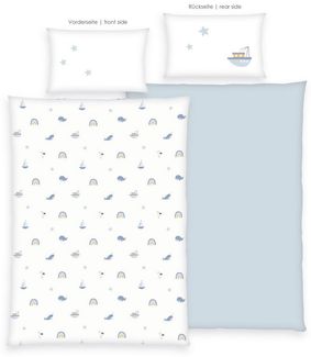 Baby Best Babybettwäsche Baby Best Little Ocean, Flanell, 2 teilig, Flanellbettwäsche