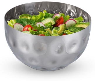 2 x silberne Servierschüssel Ø 15 cm