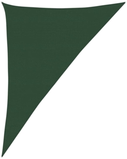 vidaXL Sonnensegel 160 g/m² Dunkelgrün 4x5x6,8 m HDPE 311486