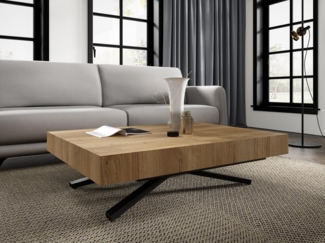 Compleo Couchtisch ausziehbar und höhenverstellbar, Elegant, funktionale Lösung SEA