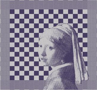 DDDDD Geschirrtuch Girl with a pearl, (Set, 6-tlg)