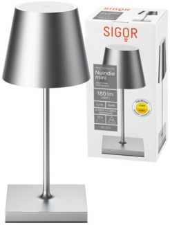 SIGOR LED Tischleuchte Akku-Tischleuchte, Dimmbar, 1 LED Platine, 2.700 K / 2.200 K