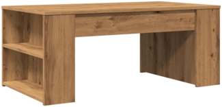 Couchtisch, Sofatisch Artisan-Eiche 102x55x42 cm Holzwerkstoff