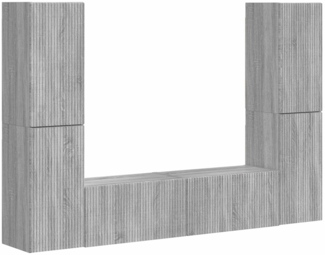 vidaXL 3 pcs Graues Sonoma 3409111