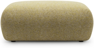 Micadoni Hocker Kate 1-Sitzer Strukturierter Stoff Sonnenblumen Melange