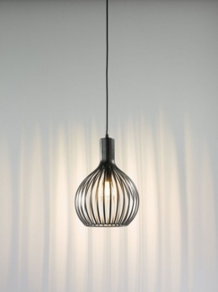 casa NOVA Pendelleuchte casa NOVA Pendelleuchte COLLIN DH 28x37 cm schwarz Hängelampe