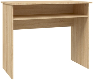 Schreibtisch, Spanplatte Sonoma-Eiche, 90 x 50 x 74 cm