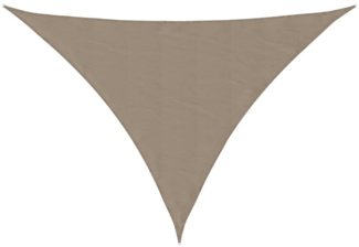 vidaXL Sonnensegel Oxford-Gewebe Dreieckig 4x4x5,8 m Taupe 135452