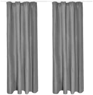 Fiora Gardine Kräuselband Vorhang Blickdicht Sichtschutz Dekoschal Universalband, Kräuselband (2 St), Store
