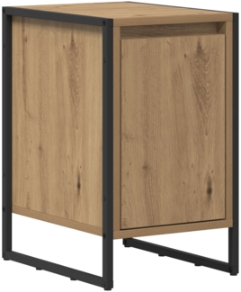 vidaXL Nachttisch Kunsthandwerk Eiche 39,5 x 30 x 50 cm Holzwerkstoff 886652