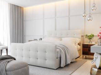 Boxspringbett MAURO 160x200 cm Beige inkl. Bettkasten