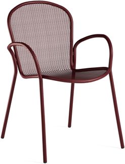 2er Set Ronda X Gartenstuhl rot