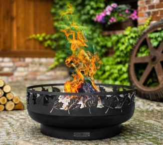 CookKing 'Toronto' Feuerschale, Ø 80, Rohstahl Schwarz, Ø 80x33 cm