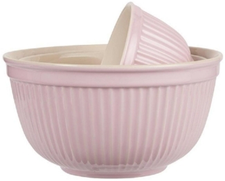 3er Schüssel Set Schüsselsatz Keramik Mynte English Rose Rosa 2074-07 Ib Laursen
