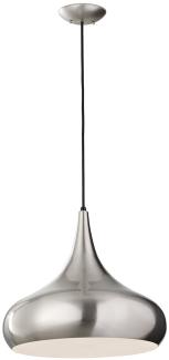 Elstead Lighting Beso 1-Light Large Pendelleuchte Edelstahl gebürstet 46cm E27