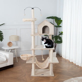 HOME DELUXE Kratzbaum FURRY - Beige