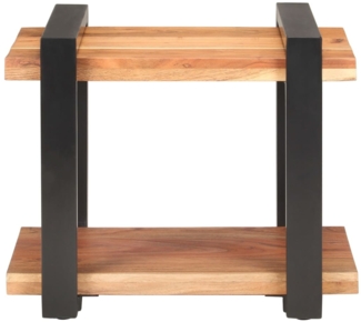 Nachttisch Nachtschrank 50x40x40 cm Akazie Massivholz