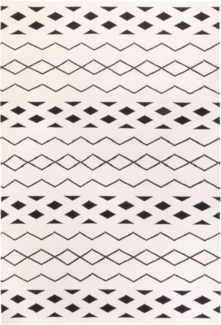 Morgenland Kelim Teppich - Trendy - Miami - rechteckig - 300 x 200 - Weiß