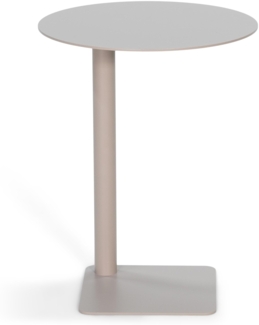 Spinder SUNNY 50 Beistelltisch, Moderner Stahl, Silky Taupe
