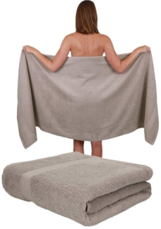 Betz Saunatuch 2 Stück Saunatücher Saunatuch 80x200 cm Palermo Badetuch Strandtuch, 100% Baumwolle (Set, 2-St), 100% Baumwolle