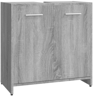 vidaXL Badezimmerschrank Grau Sonoma 60x33x60 cm Holzwerkstoff 815526