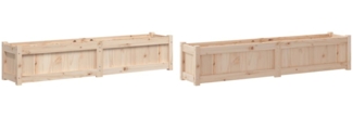 vidaXL Pflanzkübel 2 Stk. Massivholz Kiefer 837475