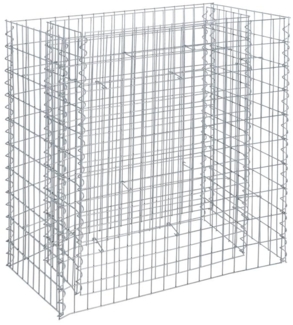 Gabionenhochbeet Hochbeet Gabione 90 x 50 x 100 cm Pflanzkorb Drahtgitter Steinkorb