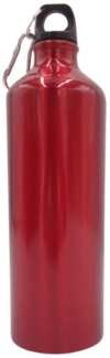 Aluminium Trinkflasche 1000ml farbig mit Karabiner Wasserflasche Sportflasche