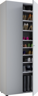 VCM Schuhschrank Vandol 913070 Weiß B. 70 x H. 178 x T. 40 cm