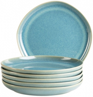 MÄSER Dessertteller Cordelia, Teller-Set aus Steinzeug, (6 St), Geschirr-Set